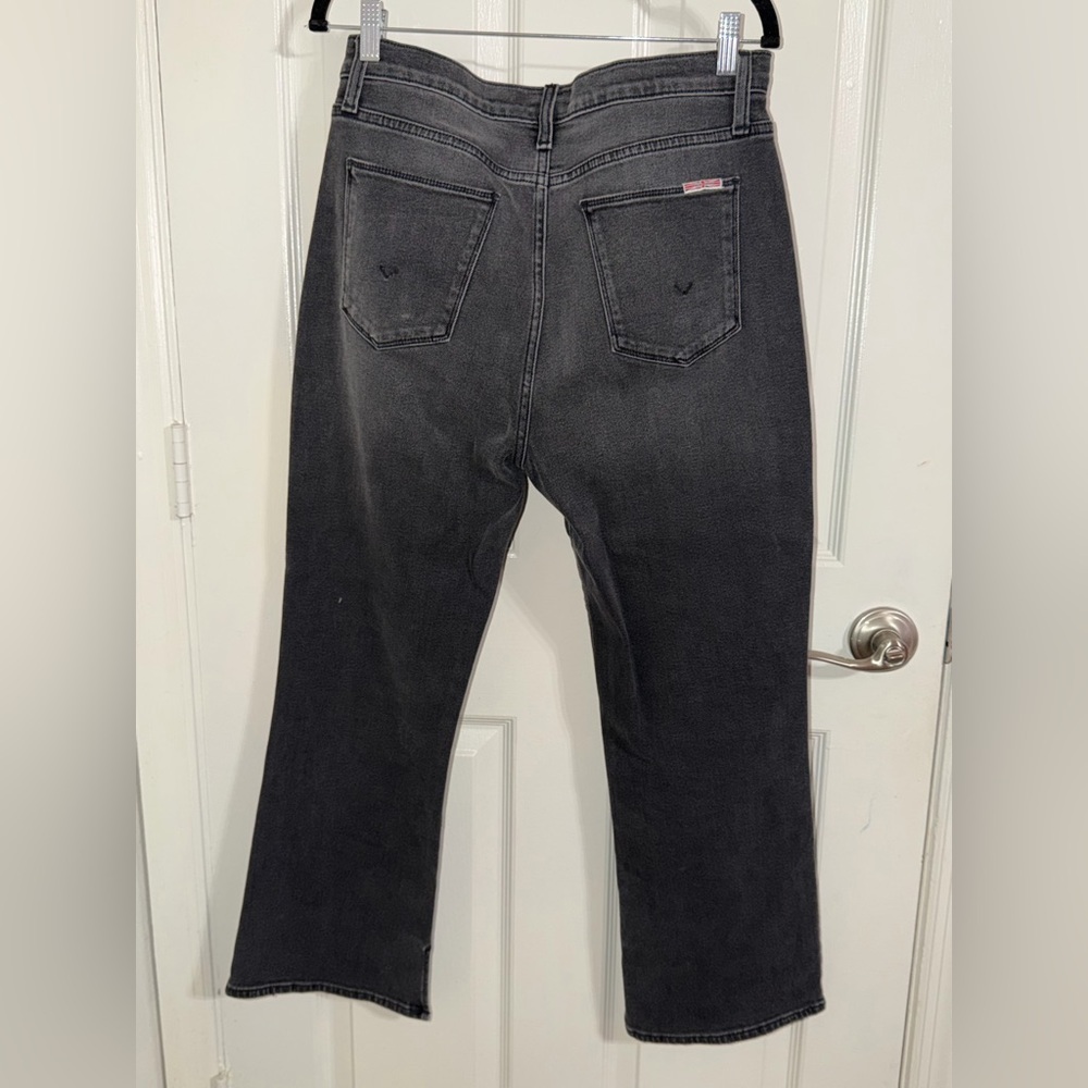Hudson Jeans Women's Gray Wide Leg Flare Jeans - Picture 4 of 7